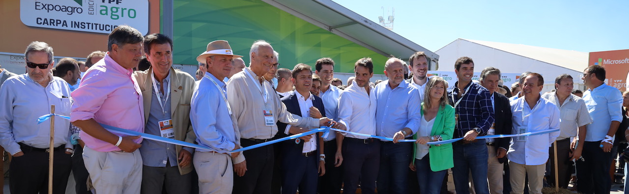 Kicillof encabezó el acto de inauguración de Expoagro: “Estoy gratamente impresionado”