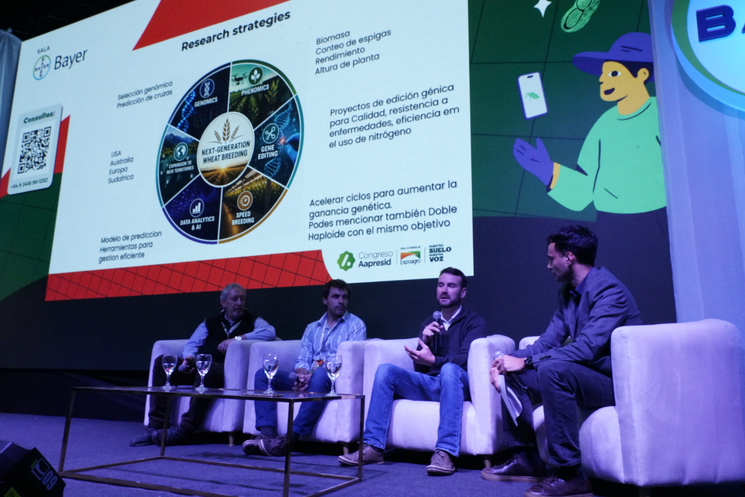 Las «puntas de lanza» agronómicas: De los híbridos de trigo y la edición génica, a la elección del genotipo ideal para reducir brechas