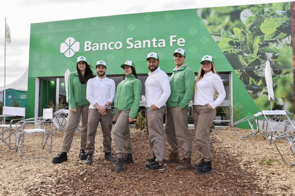 Banco Santa Fe nuevamente presente en Expoagro con toda su infraestructura de productos y servicios