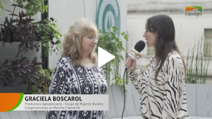 La complementariedad de la mujer y el hombre en el trabajo rural. Graciela Boscarol, productora agropecuaria, nos cuenta su experiencia.