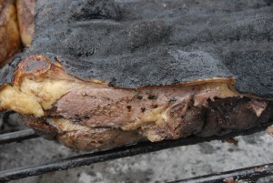 En Expoagro se puede comer el mejor asado con cuero