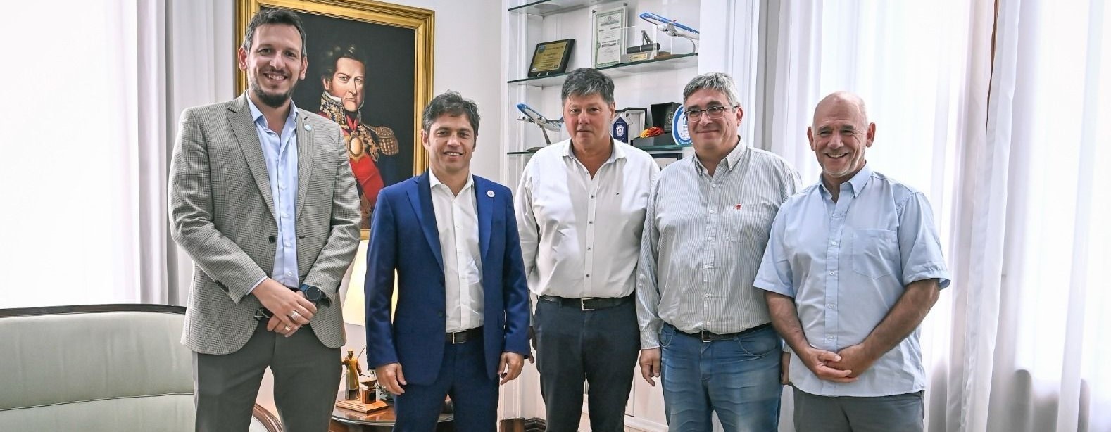 Kicillof se reunió con los organizadores de Expoagro