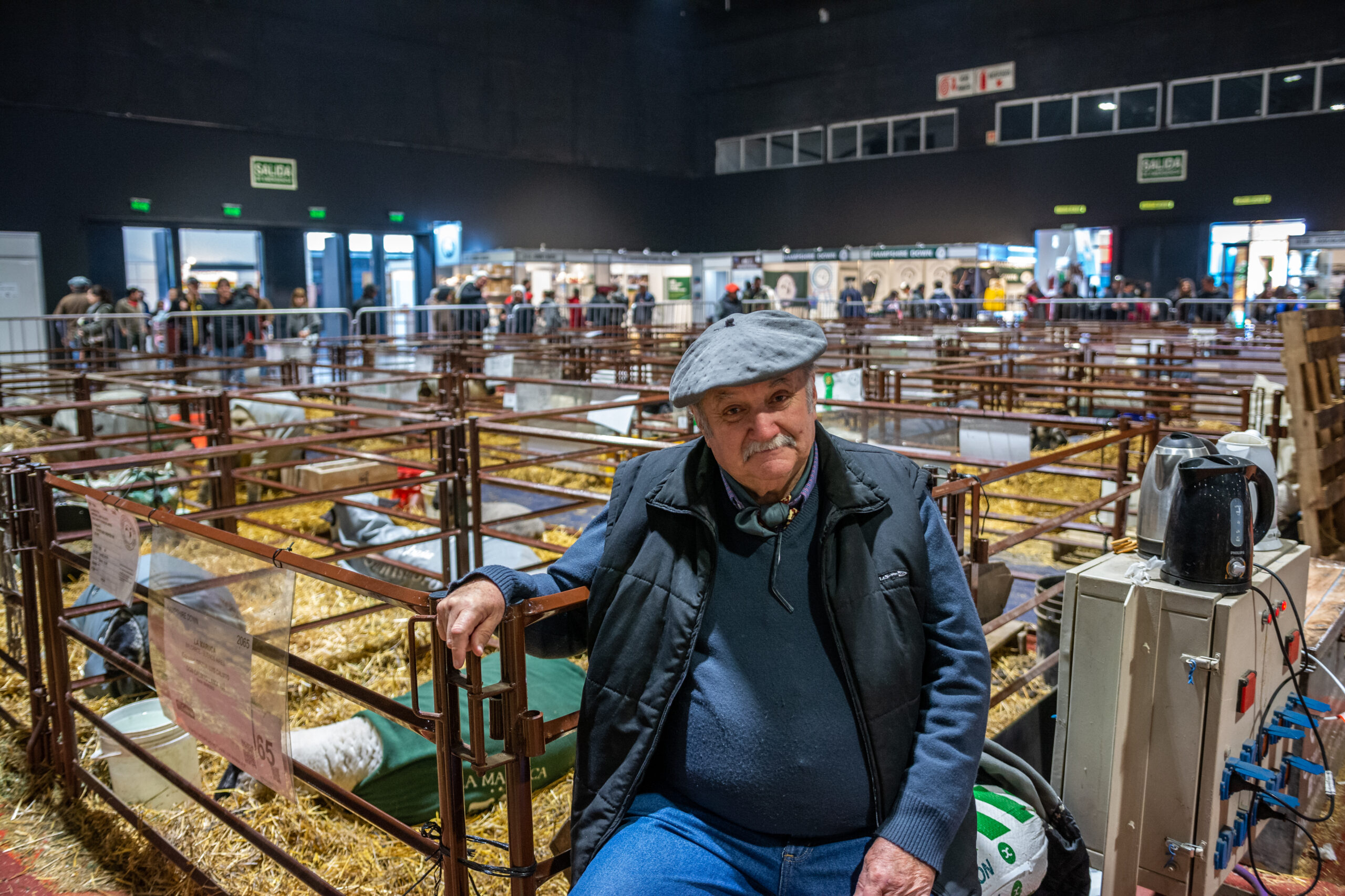 Edgardo Cardozo, 63 años criando ovejas, 4 décadas participando de Palermo y una nieta