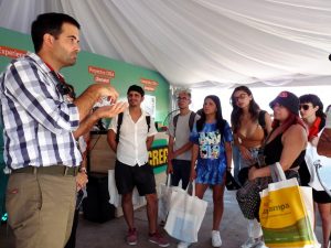 Estudiantes de periodismo visitaron Expoagro por primera vez