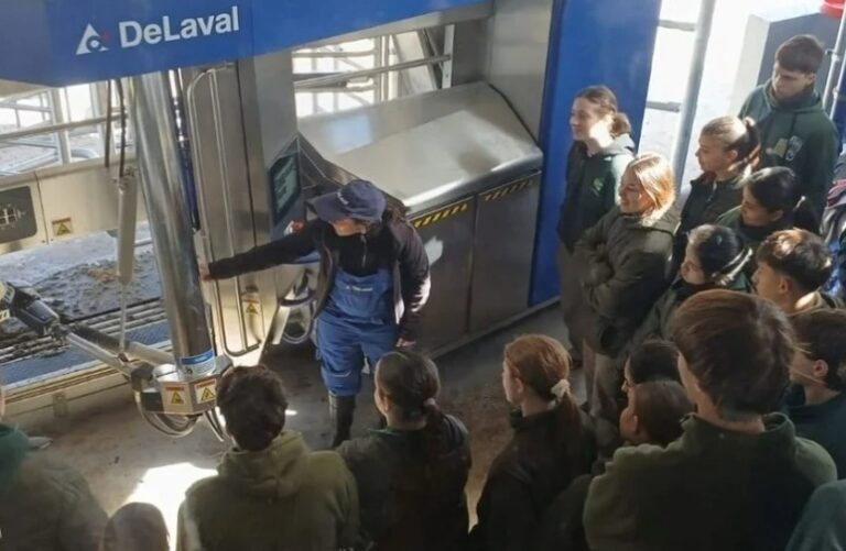 Venado Tuerto y su apuesta al futuro: tambo robotizado para formar técnicos agropecuarios